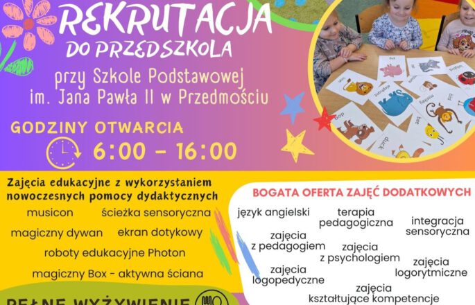 rekrutacja przedszkole